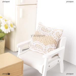 [COD] yixiayun 1:12 Dollhouse Miniature Lace Pillow Sofa Pillow Cushions Doll Furniture Decoration Toy Dolls House Home Accessories