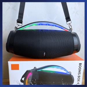 Loa Bluetooth BOOMBOX 4 Không Dây Kết Nối Điện Thoại Cực Nhanh Âm Thanh Vòm 360°