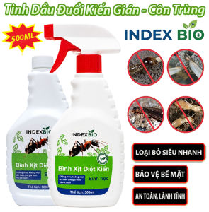 Chai Xịt Kiến Gián Sinh Học Siêu Mạnh INDEXBIO 500ml – Loại Bỏ Nhanh Hiệu Quả Dài Lâu Lành Tính