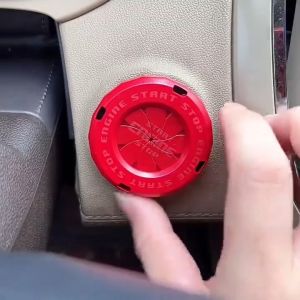 Rotatable Engine Start Stop Button Cover for Cars - Safety Protection Against Accidental Collision - Make Every Startup a Ritual