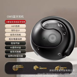 Intelligence AI Translation Little Coconut Ball Wireless Bluetooth Headset Supports Real-time Translation Noise Reduction Ear-hook Style Non-in-ear