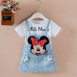 9 Shop Jumpsuit Anak Perempuan Overall MINIEMOUS Terbaru Gratis Kaos Jumsuit Dress Umur 3-5 tahun Setelan Jumper Playsuit Kartun Anak-anak Cewek