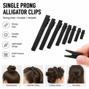 10/50Metal Duckbill Hair Clips Gold Black Silver DIY Hairpin for Women Korean Style BarrettesMatibay