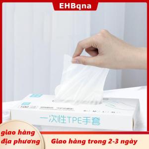 [COD] EHBqna 3PF Ship within 24 hours 50 100Pcs Cao Su Miễn Phí Găng Tay TPE Găng Tay Dùng Một Lần Trong Suốt Không Trượt Axit Làm Việc An Toàn Thực Phẩm Cấp Hộ Gia Đình Làm Sạch Găng Tay