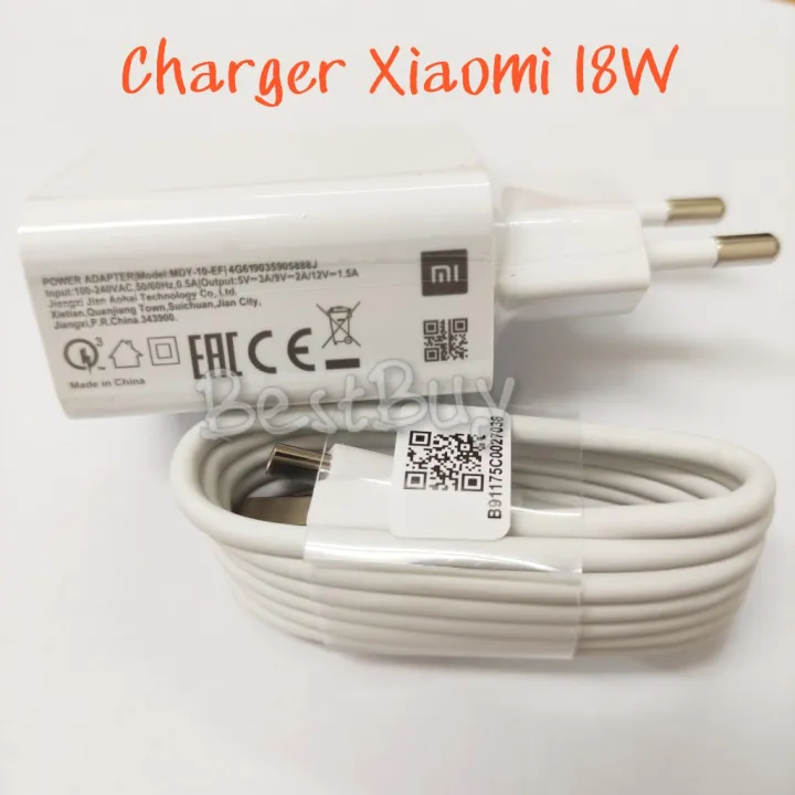 18 Watt Charger Casan Xiaomi Poco M3 Redmi 9A 9C 9T Redmi