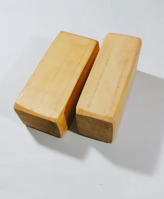 Balok Yoga Tanpa Sambungan/Block Yoga Kayu Wood Wooden Jati Belanda