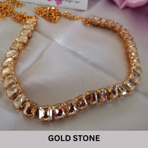 INDIAN WOMEN GOLD STONE HIP CHAIN