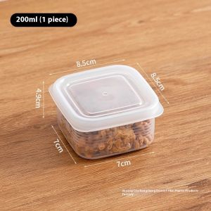 AOJN กล่องเก็บของสดปิดผนึกเกรดอาหารเหมาะสำหรับนัตโตะธัญพืชและถั่วพกพาสะดวกและทนทาน