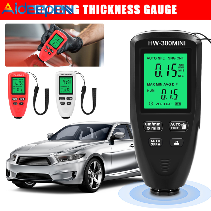 Aideepen Paint Thickness Gauge Car Coating Thickness Meter for Car ...