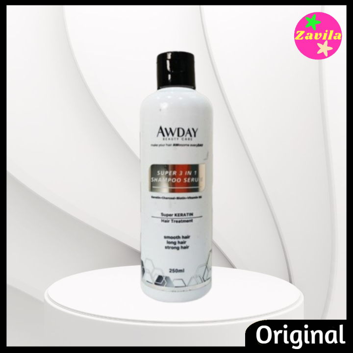 Shampo Awday Super 3 in 1 Shampoo Serum Hair Treatment