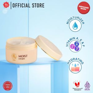 Viva Queen Moist Cream with Moisturizer Vit A E & F - 22 gr