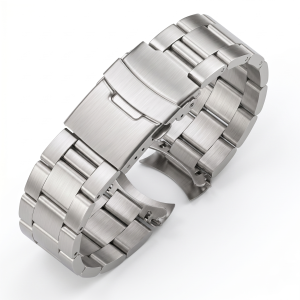 20mm 22mm Curved End Watch Band Compatible with SKX007 SKX009 Silver Black Stainless Steel Metal Bracelet Replacement Strap2026