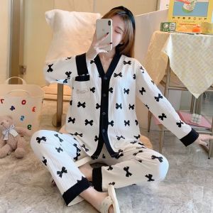 COD Setelan Import PP Kancing /Piyama Oversize lengan panjang/ Baju tidur Dewasa Wanita