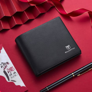 Ví da nam cao cấp Bullcaptain Full hộp đựng chất liệu da BÒ nguyên tấm BC03