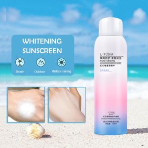 LIFUSHA Sunscreen spray sunblock cream Whitening UV Isolation Protection skin Sunscreen Moisturizing Spray 素颜喷雾 保湿隔离防汗
