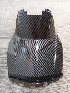 Cover Center Tutup Mesin Carbon Wtp Bagian Tengah Beat New Led Deluxe Beat Street K1A 2020 - 2024 Original PartCover Bak Mesin Beat