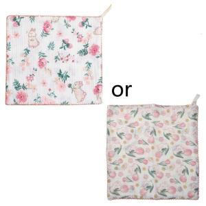 Baby Washcloths Muslin Cotton Baby Face Towel Soft Baby Muslin Cloths Wipes Bibs for Girls & Boys Multi-style Durable