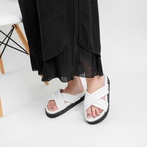 MINIMIMO Sandal Platform Kulit Casual Wanita Anti Slip Amara Series