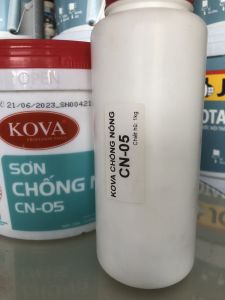 Sơn Chống nóng KOVA CN-05 Chính Hãng (chiết hũ1kg). Giảm nhiệt độ bề mặt tiếp xúc trực tiếp với nắng từ 8-25 độ C