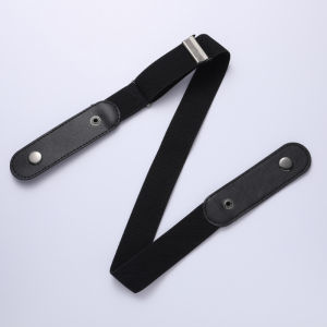 No Buckle Free Elastic Belt for Women Men Comfortable Adjustable Invisible Stretch Waist Belt for Jeans Shorts Pants
