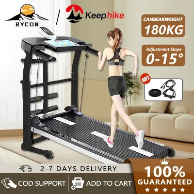 【COD】Multifunctional Foldable Treadmill Luxury Mechanical Walking & Jogging Machine for Home Gym Quiet Indoor Running Exercise Fitness Equipment