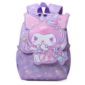 clu Sanrio Kuromi HelloKitty My Melody Backpack for Student Large Capacity Waterproof Cute Cartoon Children Schoolbag ulc