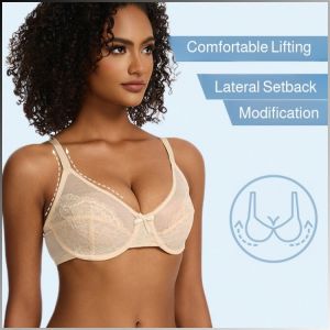 Lingerie Set Sewing Process Bra Anti-sagging Gathering Traceless Comfort Date Daily Life