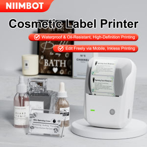 NIIMBOT B1 Smart Bluetooth Thermal Label Printer for Makeup Skincare and Home Organization Stickers
