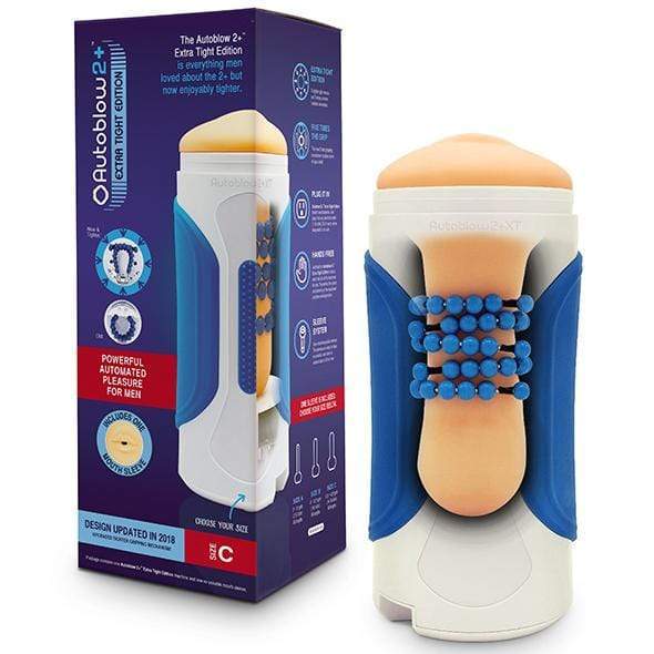 Autoblow - 2 Plus XT Hands Free Masturbator & Sleeve C (White) -  Masturbator (Hands Free) AC Powered adult sex toys For Him