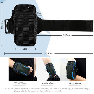 Phone Holder Arm Bands Fits i-Phone and All Cell Phones Use for Running Walking Hiking & Biking
