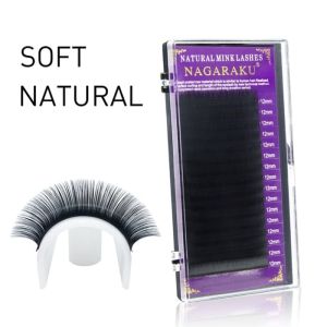 ORI 16 BARIS nagaraku eyelash extension single size bulumata sambung premium Curl D