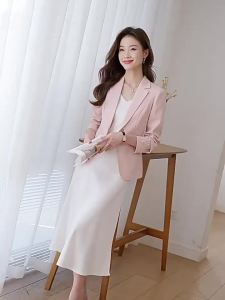 Asymmetrical Pocket Design Blazer for Women 2025 Spring and Autumn New Stylish Elegant Slim Waist Slimming High Feel Womens Long Sleeve Blazer with Lining