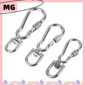 【Magical House】[ New Hot Fashion] Stainless Steel Swivel Snap Hooks Locking Dog Leash Buckle Quick Release Buckle Carabiner Clips For Dog Walking Camping