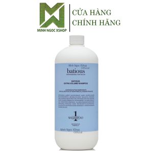 Dầu gội xả tăng phồng Batious Extra Volume xanh 960ML