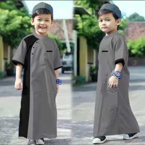 Jubah Anak Laki Laki Model Azka Terbaru Baju Koko Anak Bonus Peci