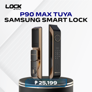 Samsung P90 Max Smart Door Lock | 3D Face Recognition & Biometric Fingerprint | Samsung SmartThings