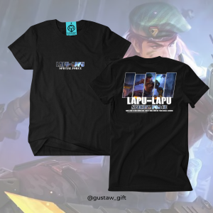 GG T-Shirt LAPU-LAPU Starlight skin Special Force Mobile Legends Kaos Custom Katun Slim-fitting