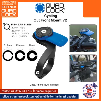 Quad Lock Phone Mount Cycling - Out Front Mount V2