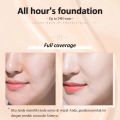 Liquid foundation Matte foundation 40g / Up to 24H wear / Tekstur ringan / Dewy finish. 