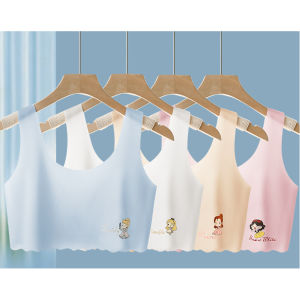 Áo Lót Lá Đúc Su 1 Lớp Mỏng Mềm Mịn Siêu Mát Không Mút Áo Bra cho bé gái cấp 1 cấp 2 size 22-48kg áo lá đúc su