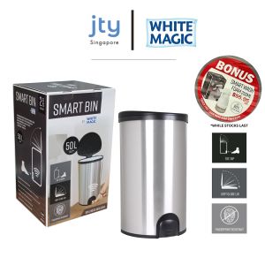 White Magic Smart Bin 50L (FREE Smart Wash Foam)
