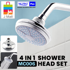 MCPRO 4 in 1 SHOWER HEAD SET Rainfall Water Saving ABS Bathtub Bathroom Faucet - MC006