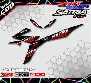 STRIPING VARIASI SUZUKI SATRIA F150 - VIETNAM STYLE/ STICKER LIST MOTOR SATRIA F150 -  VIETNAM STYLE