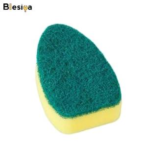 Blesiya Soap Dispenser and Scrubber Holder Practical Kitchen Soap Dispenser with Sponge 2 in 1 Dishwasher Pump Dispenser Press for Home