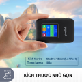 Bộ phát Wifi di động PROLiNK DL7202 dùng SIM 4G LTE 150Mbps, pin 3100mAH lên tới 12h, TFT 1.44", hỗ trợ 185 quốc gia. 