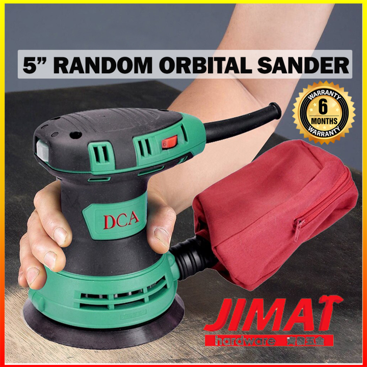 DCA ASA 125mm 5" Random Orbit Sander Random Orbital Sander 125mm 300w
