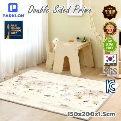 [5 colors] PARKLON แผ่นรองคลานรุ่น PE Double Sided Prime Mat ขนาด 150x200cm หนา 1.5cm