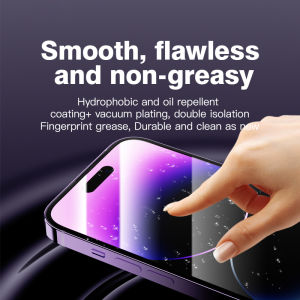 POWERLONG PH One Click Easy Install Tempered Glass Full Screen Protector for iPhone 15 / iPhone 15 Pro Max / iPhone 16