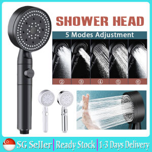 5/10 Modes High Pressure Shower Head Water Saving Showerhead One-Key Stop Water Strong Powerful Pressurized Shower Head Water Saving Bathroom Accessories CNY Gift Present