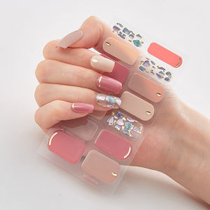 Sukeme Nail Stickers Self Adhesive Foil Wraps Manicure Decoracion Nail Art